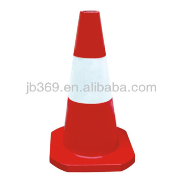 Red and White Plastic traffic cone